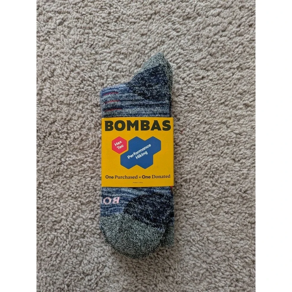 Bombas Hex Tec Performance Hiking Calf/Crew Socks Heavyweight Unisex XL NWT